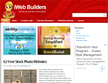 Tablet Screenshot of iwebbuilders.com